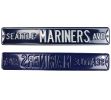 Seattle Mariners Avenue Officially Licensed Authentic Steel 36x6 Navy MLB Street Sign
