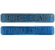 Jacksonville Jaguars "Jaguars Country" Officially Licensed Authentic Steel 36x6 Teal & Black NFL Street Sign