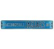 Jacksonville Jaguars Avenue Officially Licensed Authentic Steel 36x6 Teal & Silver NFL Street Sign