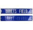 Los Angeles Dodgers Ebbets Field Officially Licensed Authentic Steel 36x6 Blue MLB Street Sign