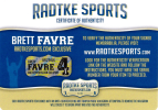 Brett Favre Signed Green Bay Custom White Jersey with "HOF 16" Inscription