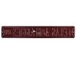 Texas A&M Aggies "Texas A&M Aggies Avenue" Officially Licensed Authentic Steel 36x6 Maroon & White NCAA Street Sign