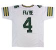 Brett Favre Signed Green Bay Custom White Jersey