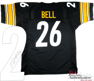 LeVeon Bell Signed Pittsburgh Black Custom Jersey - JSA