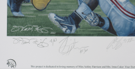 Alabama Crimson Tide 2012 BCS Championship Game Limited Edition Print Signed by the Artist and 5 Players - "Through The Storm"