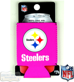 Pittsburgh Steelers Officially Licensed 12oz Neoprene Can Huggie - Pink