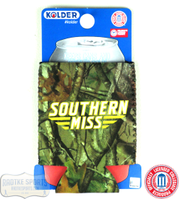 USM Golden Eagles Officially Licensed 12oz Neoprene Can Huggie - Southern Miss - Camo