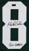 Morten Andersen Signed Michigan State Green Throwback Custom Jersey with "Go Green" Inscription