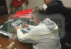 Morten Andersen Signed Michigan State Green Throwback Custom Jersey with "Go Green" Inscription