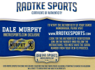 Dale Murphy Signed 1988 Score #450 Atlanta Braves Baseball Card