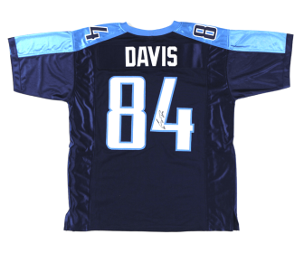 Corey Davis Signed Tennessee Navy Blue Custom Jersey