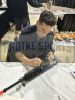 Jon Bernthal Signed Airsoft Assault Rifle with Punisher Skull Inscription