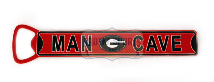 Georgia Bulldogs Officially Licensed NCAA Man Cave Bottle Opener Magnet