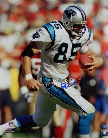 Wesley Walls Signed Carolina Panthers 16x20 NFL Photo - Running