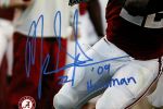 Mark Ingram Signed Alabama Crimson Tide 16x20 NCAA Photo With "09' Heisman" Inscription - Catching vs LSU