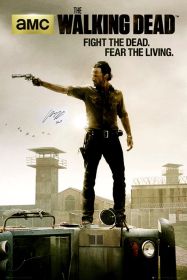 Chandler Riggs Signed The Walking Dead Full Size Poster - Season 3