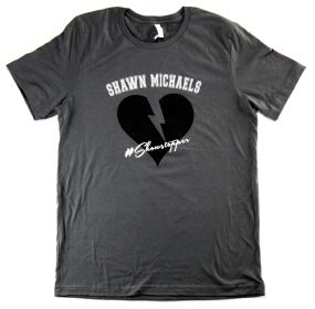Shawn Michaels Showstopper Gray Unisex T-Shirt  -  Small