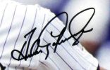 Andres Galarraga Signed Colorado Rockies Framed 16x20 - Close Up