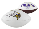 Chris Doleman Signed Minnesota Vikings Embroidered NFL Football with "HOF 12" Inscription