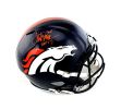 Terrell Davis Signed Denver Broncos Speed Full Size NFL Helmet with "HOF 17" Inscription