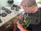 Morten Andersen Signed Atlanta Falcons Speed Mini Helmet with "HOF 2017" Inscription