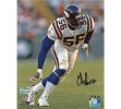 Chris Doleman Signed Minnesota Vikings Unframed 8x10 NFL Photo - White Jersey - With "HOF 12" Inscription