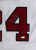 Evan Gattis Signed Atlanta Custom White Jersey with "El Oso Blanco" Inscription