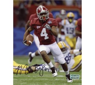Marquis Maze Signed Alabama Unframed 8x10 Photo With "National Championship Game" Inscription