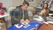Andre Reed Signed Buffalo Custom Blue Jersey with "HOF 14" Inscription