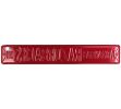 Arkansas Razorbacks Avenue Officially Licensed Authentic Steel 36x6 Red & Black NCAA Street Sign