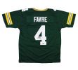 Brett Favre Signed Green Bay Custom Green Jersey with "SB XXXI Champs" Inscription