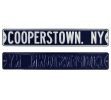 Cooperstown, NY Officially Licensed Authentic Steel 36x6 Blue and White MLB Street Sign