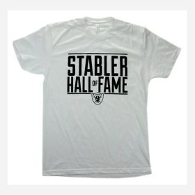 Men’s White Ken Stabler HOF T-Shirt