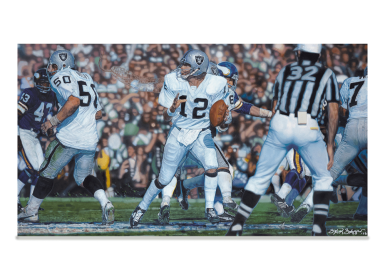 Steve Skipper Collection - "Undeniable" - Ken Stabler Oakland Raiders Commemorative Regular Edition Lithograph