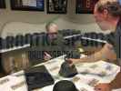 Tommy Flanagan &amp; Ryan Hurst Signed Daytona Matte Black Authentic Biker Helmet With "Chibs" and "Opie" Inscriptions