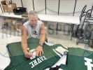 Brett Favre Signed New York Custom Green Jersey