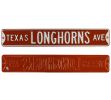 Texas Longhorns Officially Licensed Authentic Steel 36x6 "Texas Longhorns Avenue" Orange & White NCAA Street Sign
