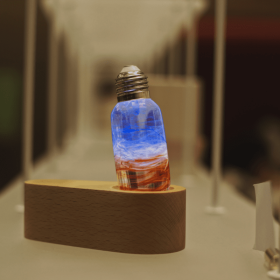 LED Wood Light Base (Style: Sunrise bulb)